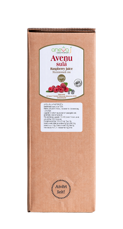 Aveņu sula dabīga, 3L, ANEVA