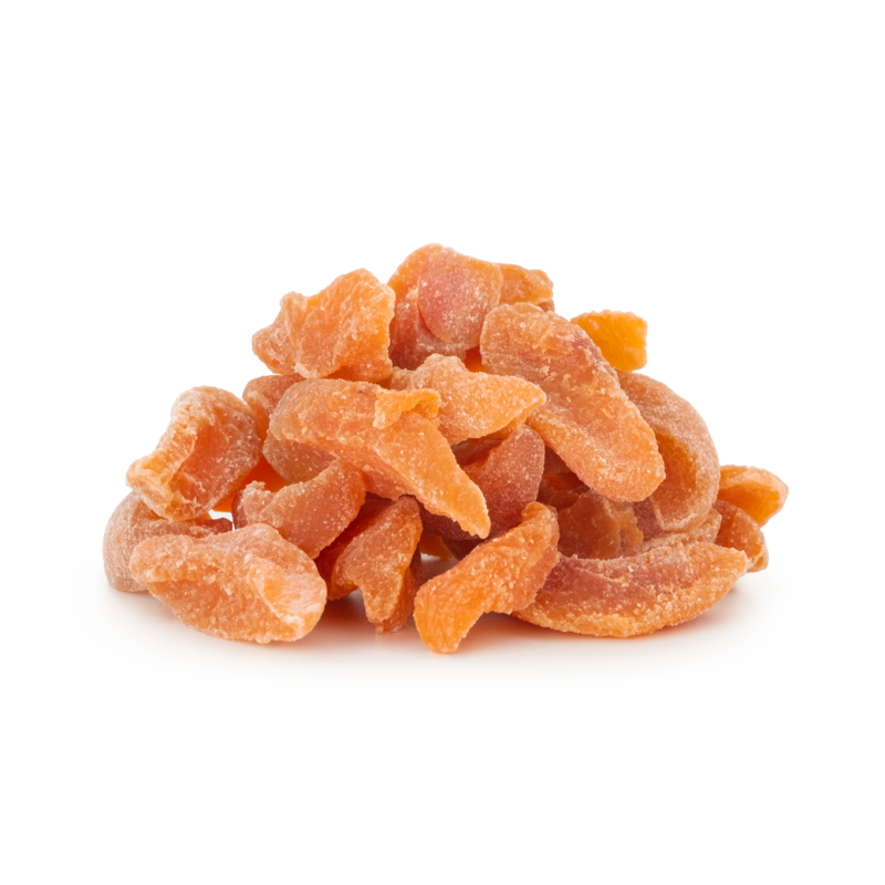 Сушеные желтые персики с сахаром, 0,5 кг