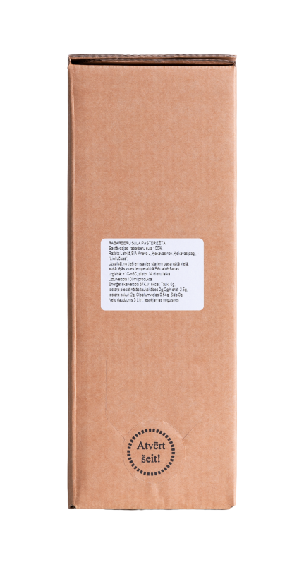 Rabarberu sula dabīga, 3L, ANEVA